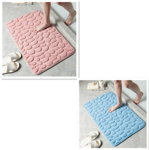 Pebble Stone Bathroom Carpet